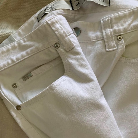 Emporio Armani mens premium white denim - Picture 2 of 4